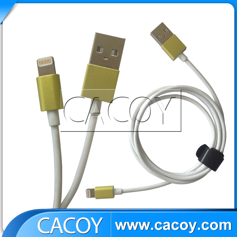 PVC round aluminum MFi cable